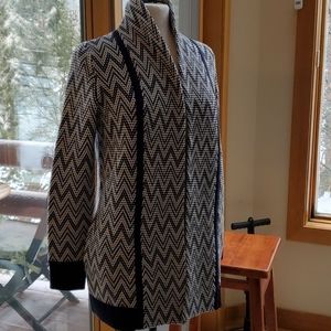 Banana Republic zig zag sweater cardigan